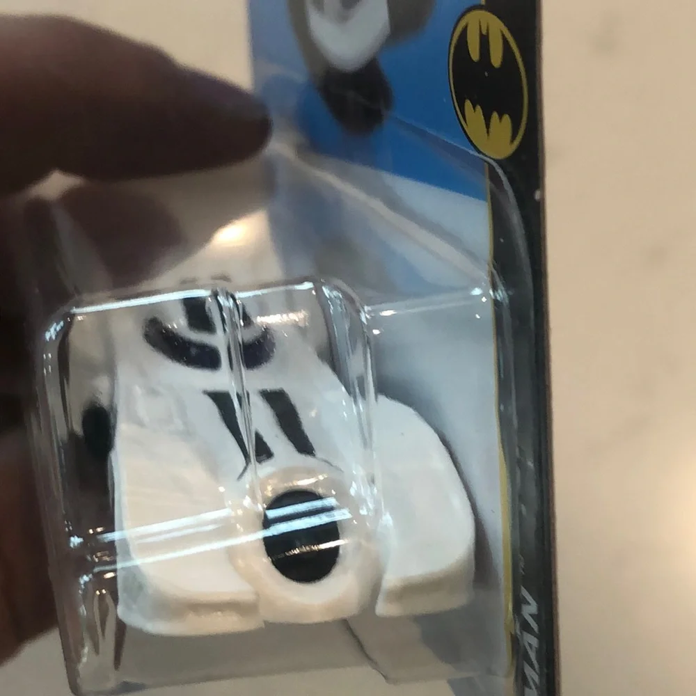 White Batmobile Toy Car